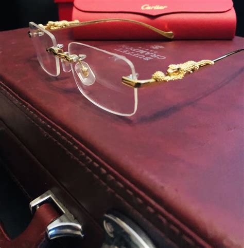 cartier rimless glasses replica|cartier rimless glasses for sale.